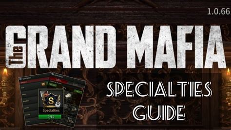 You must find and recruit talented individuals from all corners of the underworld society, ranging from thieves and mercenaries to athletes and businessmen, to strengthen your crew. . The grand mafia underboss specialties